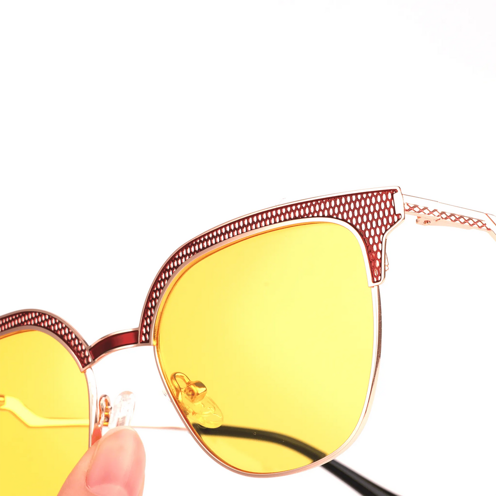 Occhiali da vista in metallo modello Cat-Eye JC-86621 - Produttore Joyiris