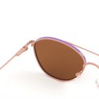 Occhiali ovali in metallo modello JC-86711 - Produttore Joyiris