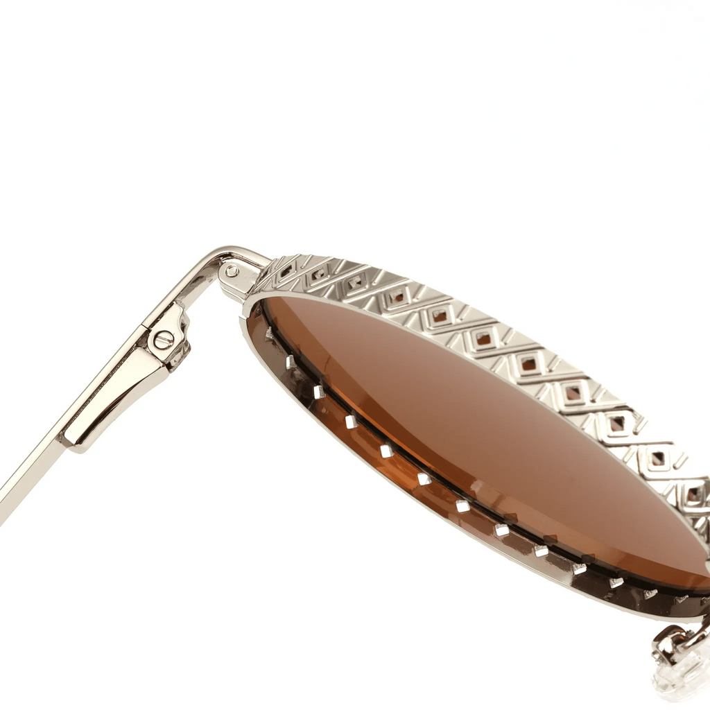 Occhiali ovali in metallo modello JC-86851 - Produttore Joyiris