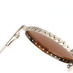 Occhiali ovali in metallo modello JC-86851 - Produttore Joyiris