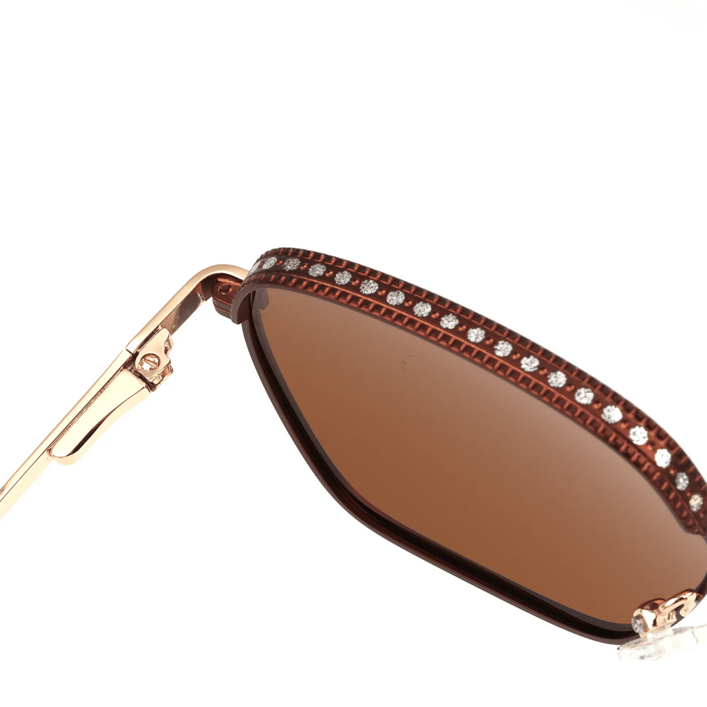 Occhiali in metallo geometrico modello JC-86871 - Produttore Joyiris