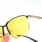Occhiali in metallo geometrico modello JC-86931 - Produttore Joyiris
