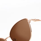 Occhiali da vista in metallo a forma di occhio di gatto modello JC-86991 - Produttore Joyiris