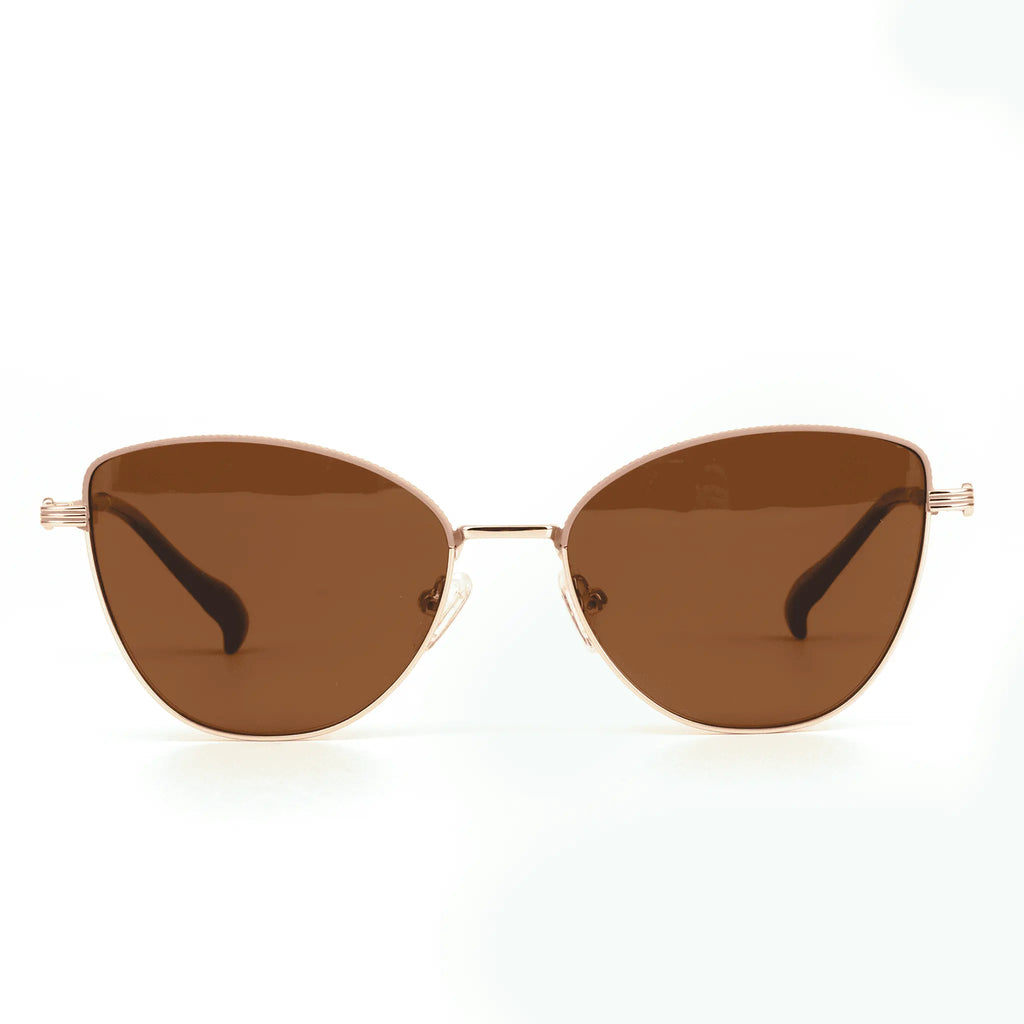 Occhiali da vista in metallo a forma di occhio di gatto modello JC-86991 - Produttore Joyiris