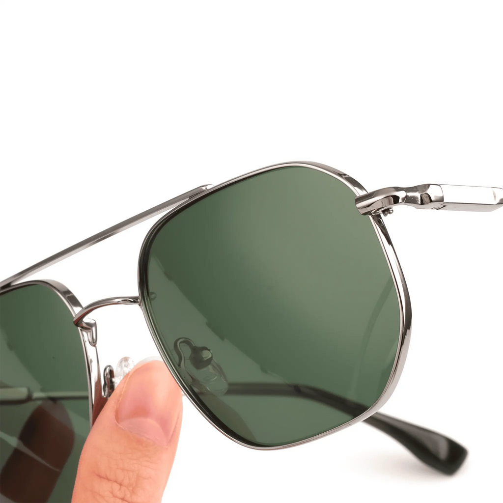 Occhiali in metallo geometrico modello JC-87181 - Produttore Joyiris