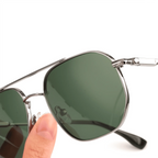 Occhiali in metallo geometrico modello JC-87181 - Produttore Joyiris
