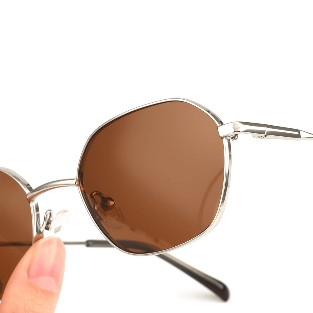 Occhiali in metallo geometrico modello JC-87381 - Produttore Joyiris