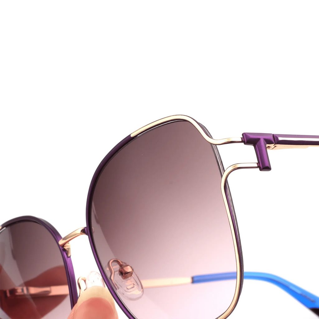 Occhiali da vista in metallo modello Cat-Eye JC-88641 - Produttore Joyiris