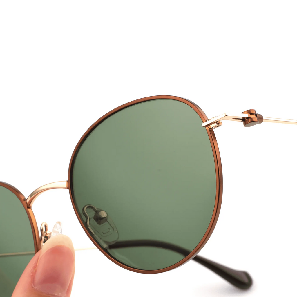 Occhiali ovali in metallo modello JC-88671 - Produttore Joyiris