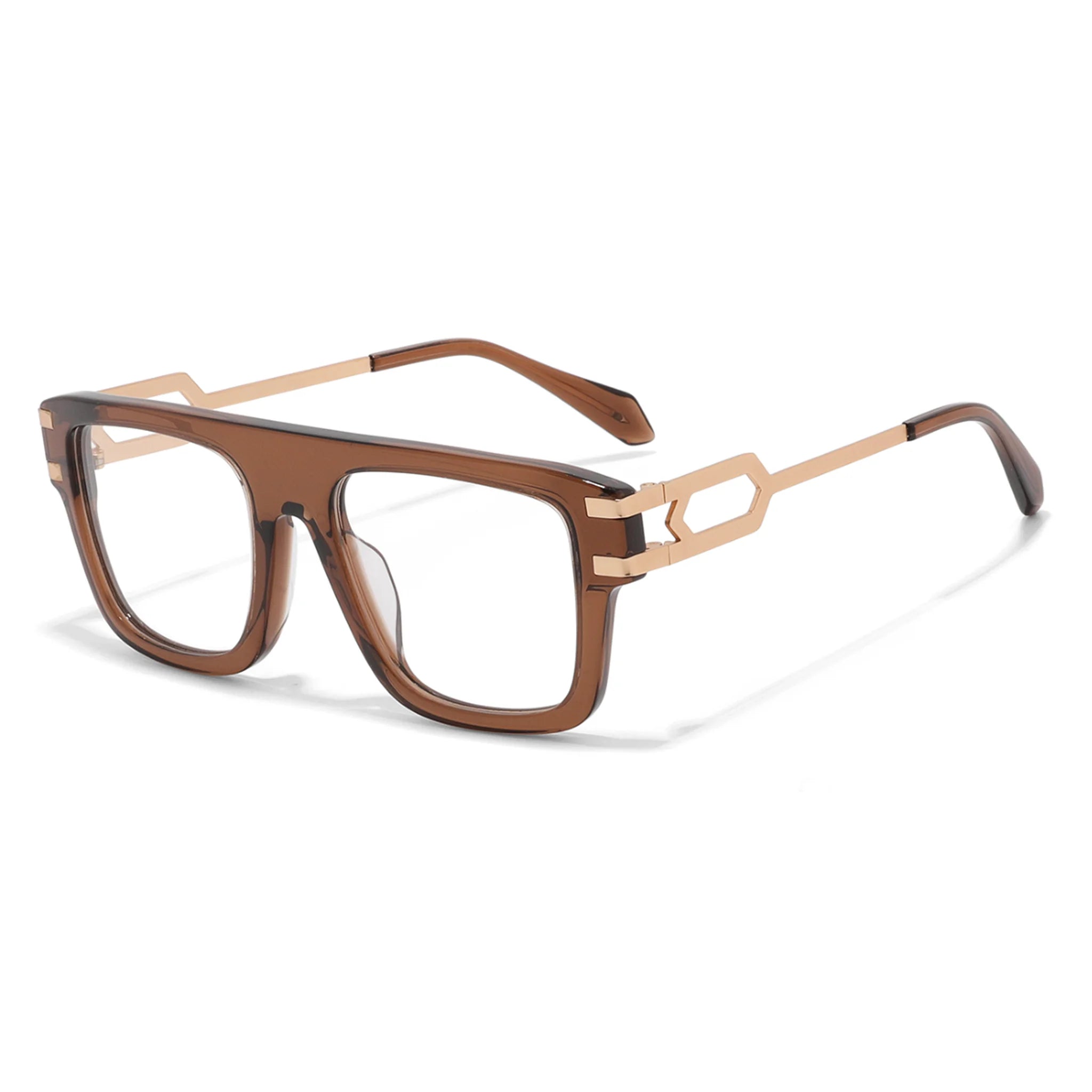 Montatura da vista quadrata in acetato e metallo JT-GL6674 - Joyiris Eyewear