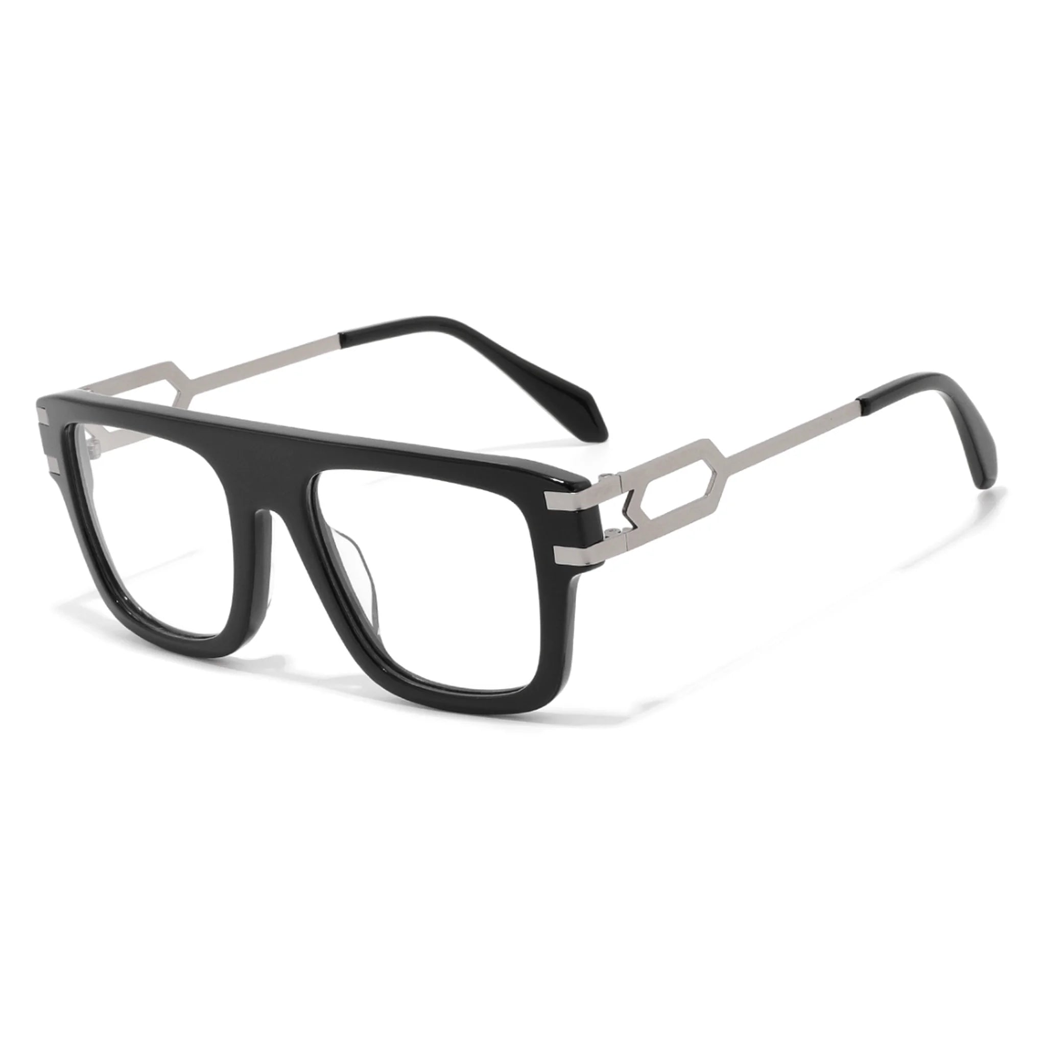 Montatura da vista quadrata in acetato e metallo JT-GL6674 - Joyiris Eyewear