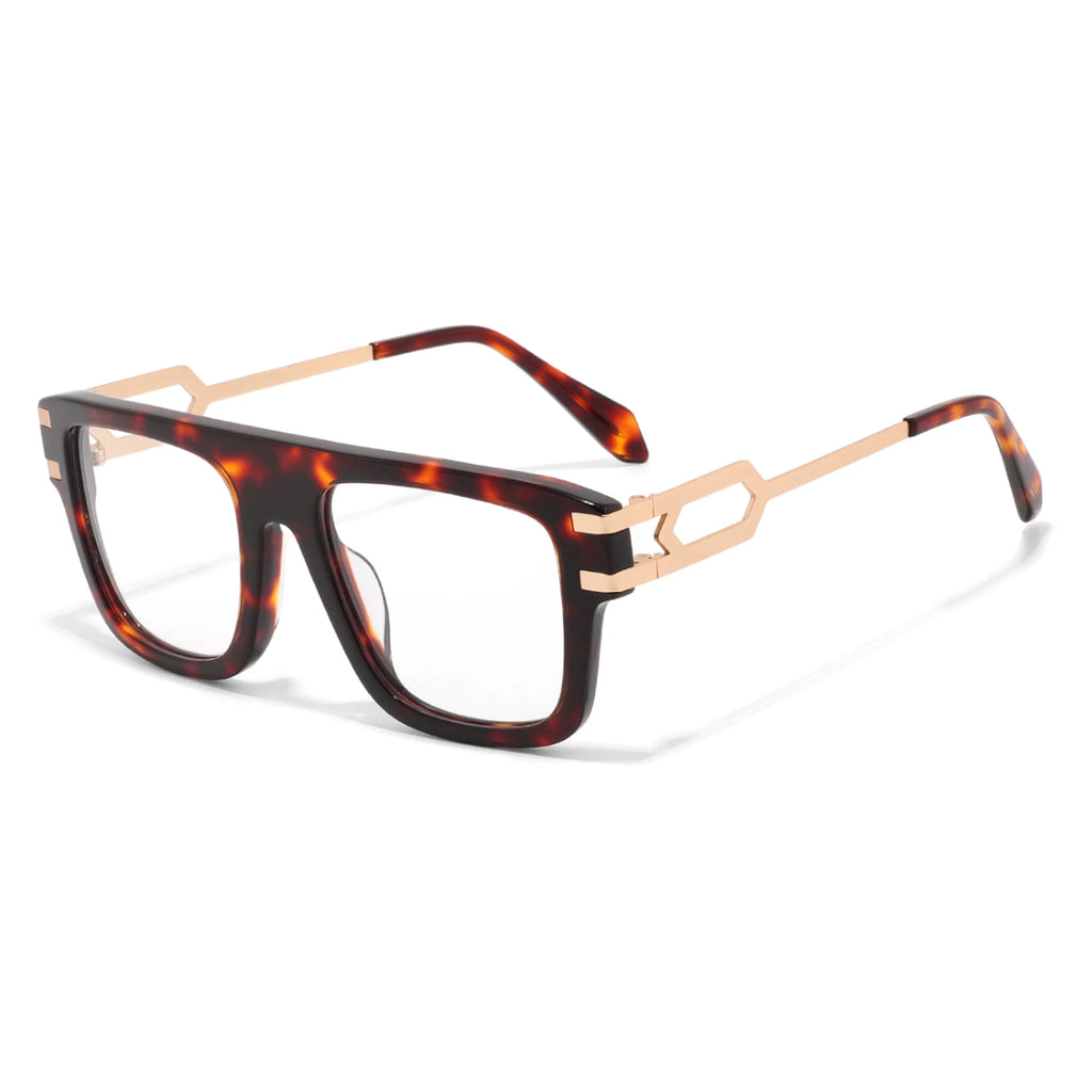 Montatura da vista quadrata in acetato e metallo JT-GL6674 - Joyiris Eyewear