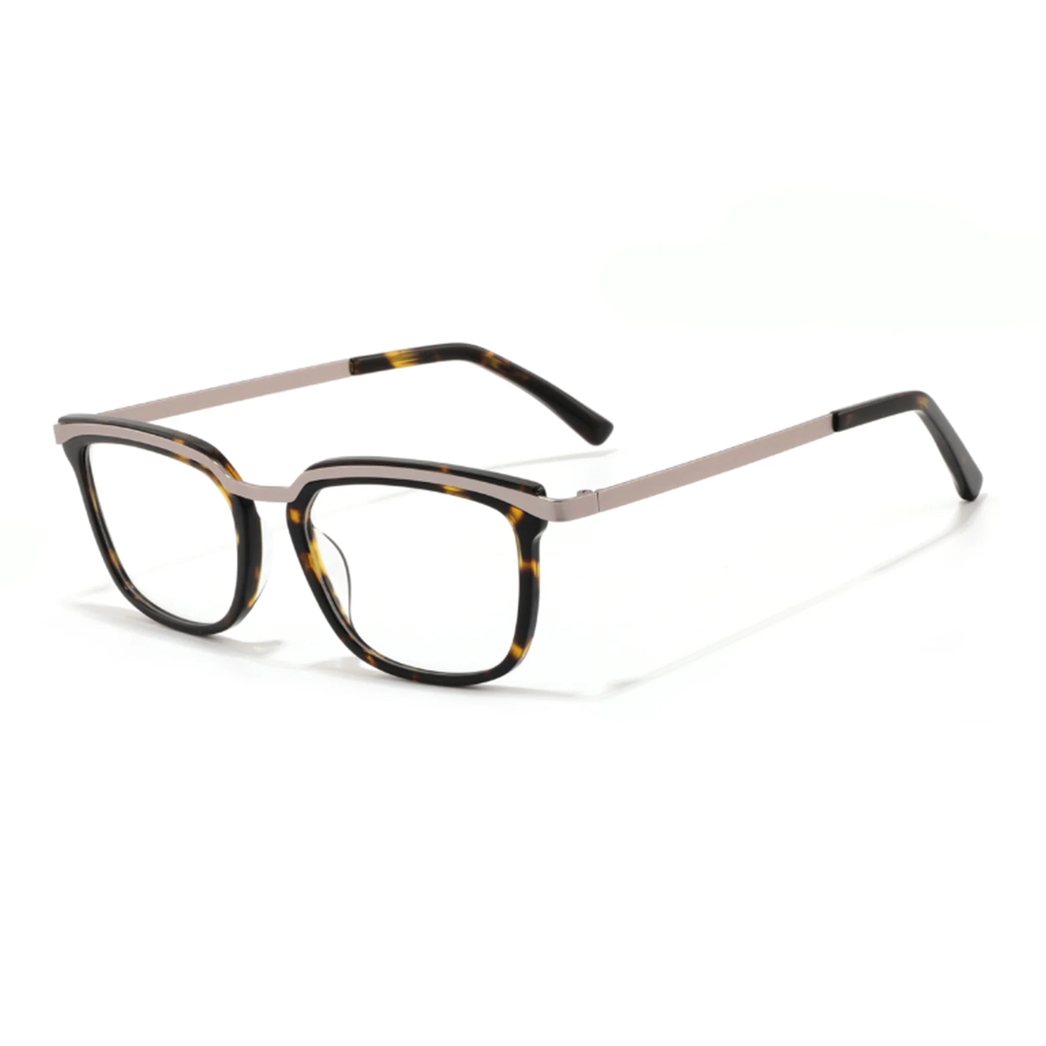 Montatura da vista quadrata in acetato e metallo JT-GL8628 - Joyiris Eyewear