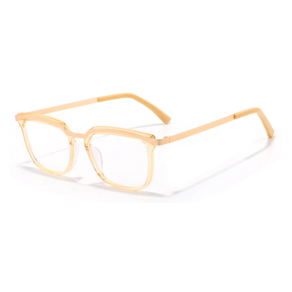 Montatura da vista quadrata in acetato e metallo JT-GL8628 - Joyiris Eyewear