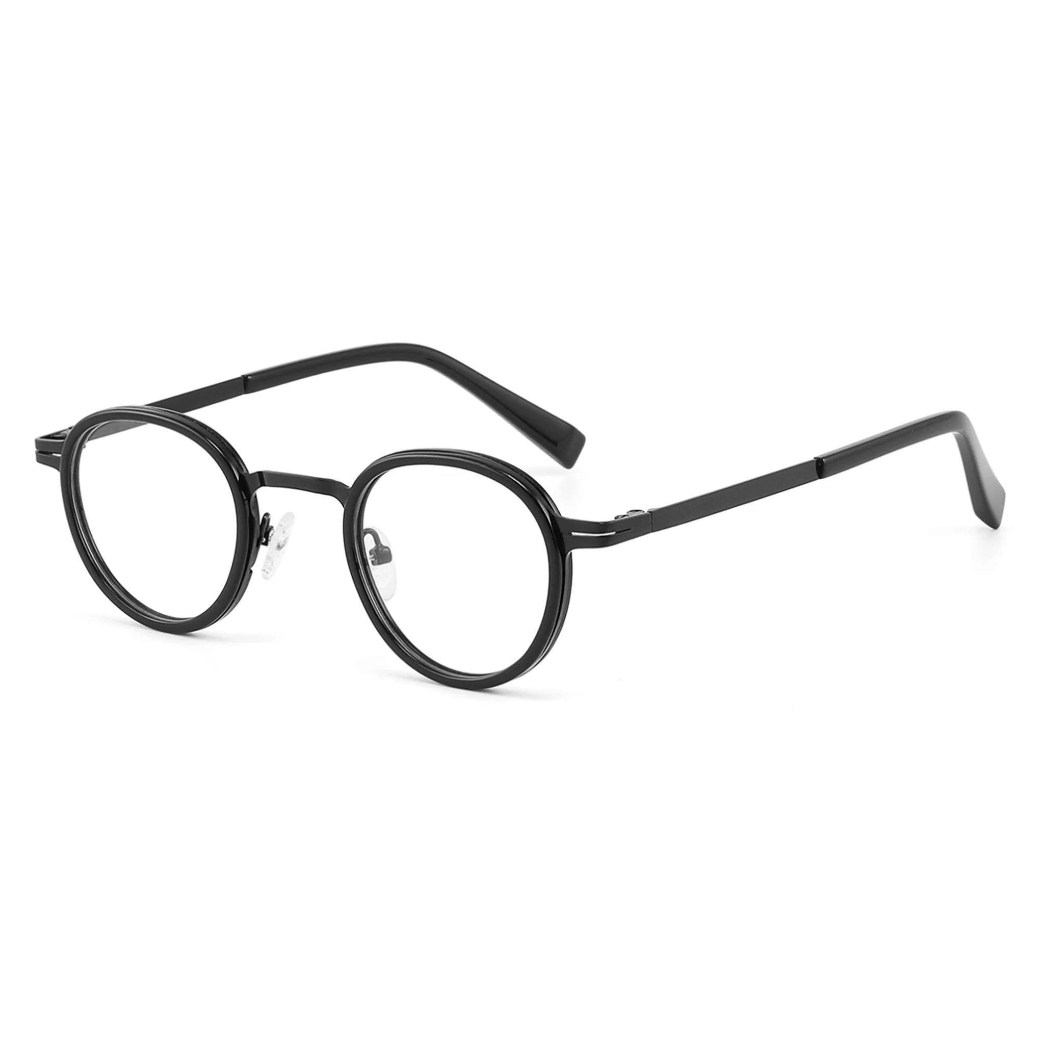 Montatura da vista rotonda in acetato e metallo JT-GL8835 - Joyiris Eyewear