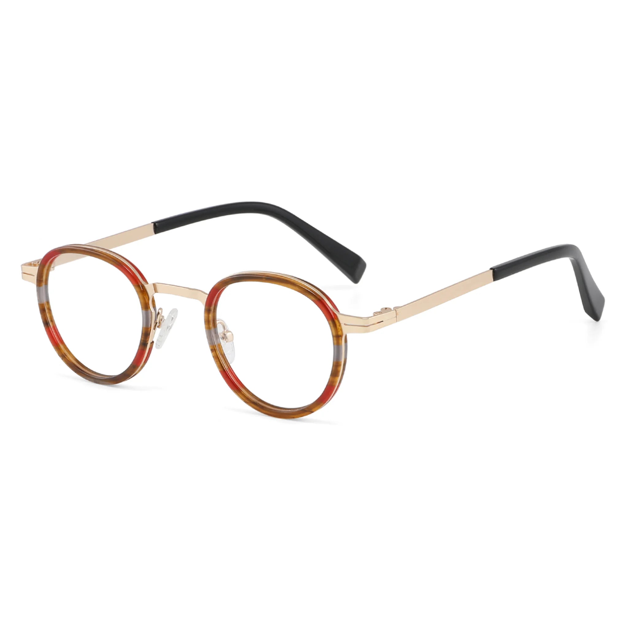 Montatura da vista rotonda in acetato e metallo JT-GL8835 - Joyiris Eyewear