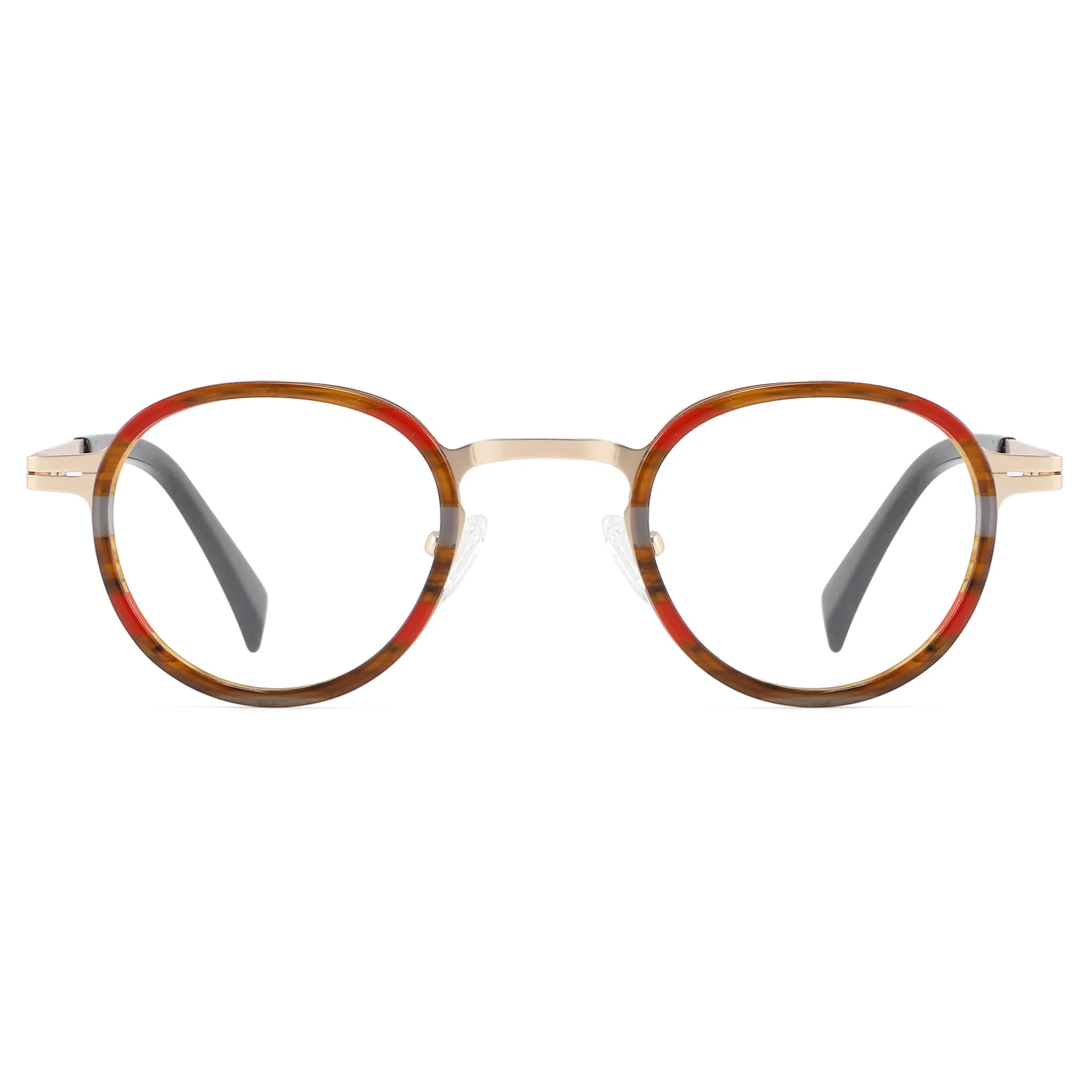 Montatura da vista rotonda in acetato e metallo JT-GL8835 - Joyiris Eyewear