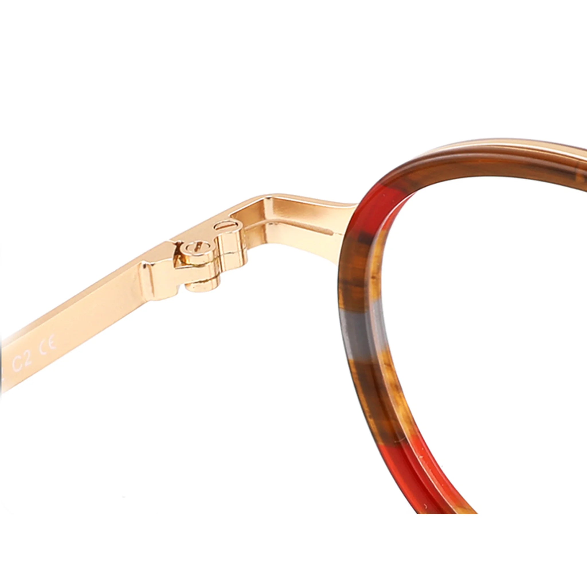 Montatura da vista rotonda in acetato e metallo JT-GL8835 - Joyiris Eyewear