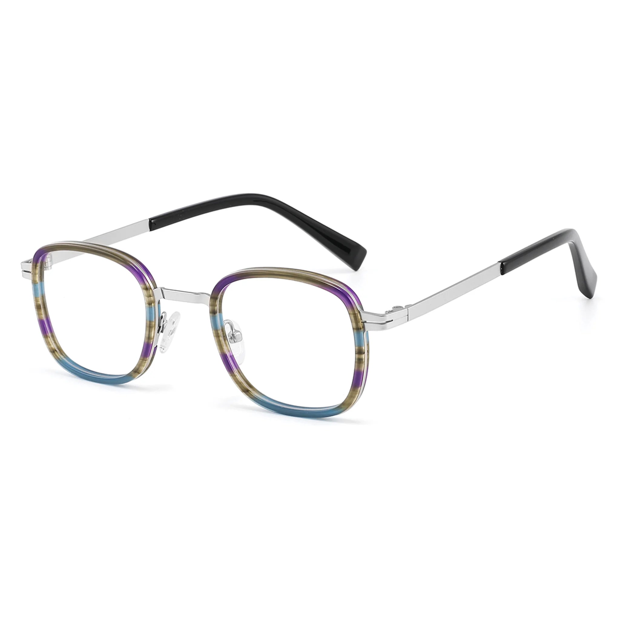 Montatura da vista quadrata in acetato e metallo JT-GL8838 - Joyiris Eyewear