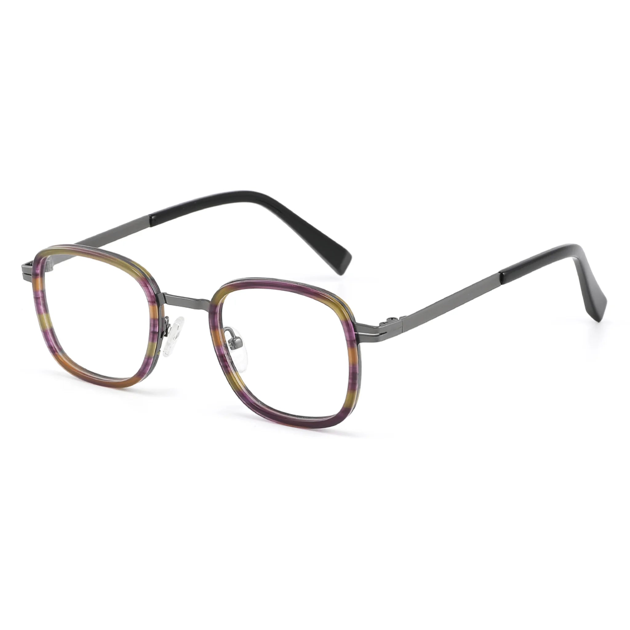 Montatura da vista quadrata in acetato e metallo JT-GL8838 - Joyiris Eyewear