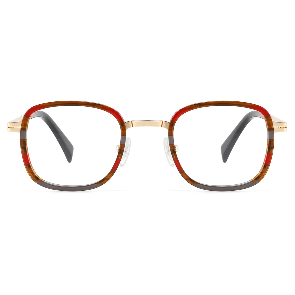 Montatura da vista quadrata in acetato e metallo JT-GL8838 - Joyiris Eyewear