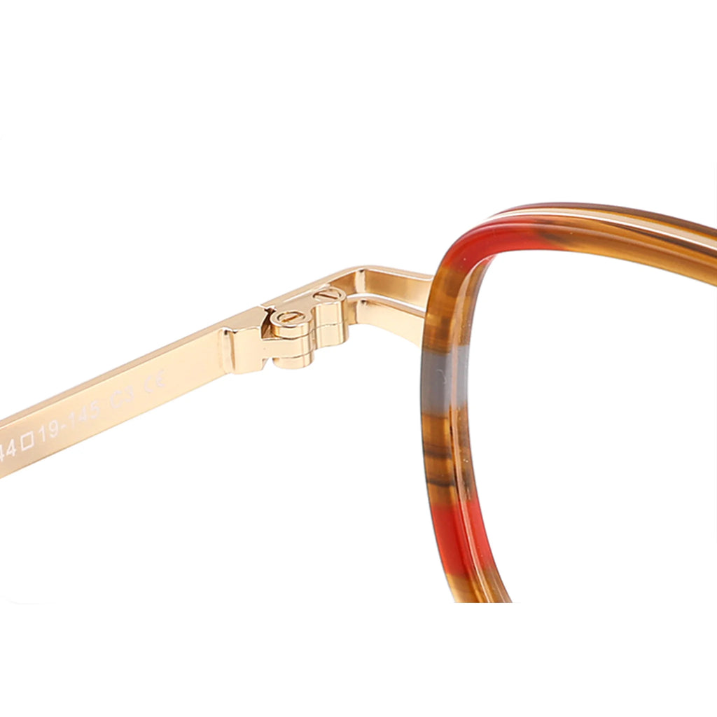 Montatura da vista quadrata in acetato e metallo JT-GL8838 - Joyiris Eyewear