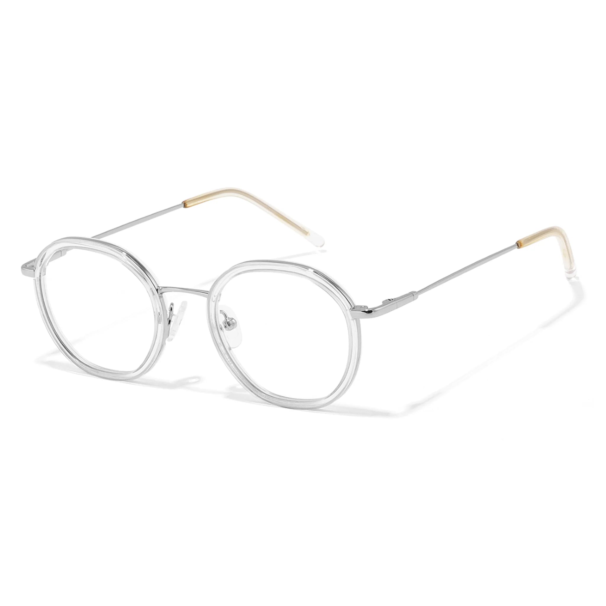 Montatura da vista rotonda in acetato e metallo JT-GL8988 - Joyiris Eyewear