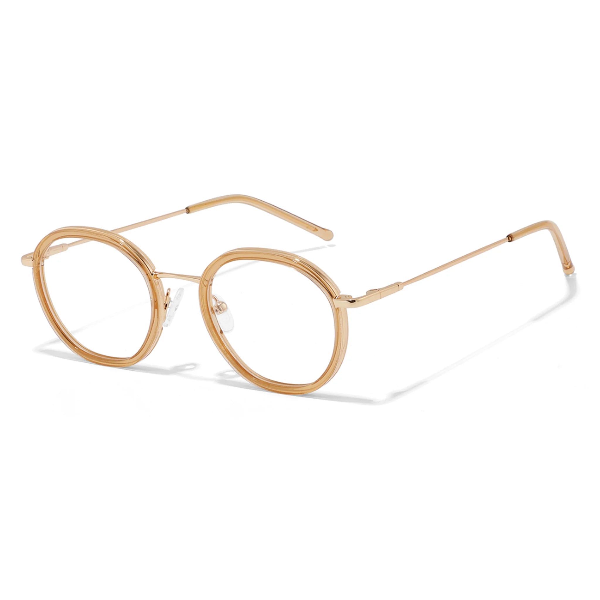 Montatura da vista rotonda in acetato e metallo JT-GL8988 - Joyiris Eyewear