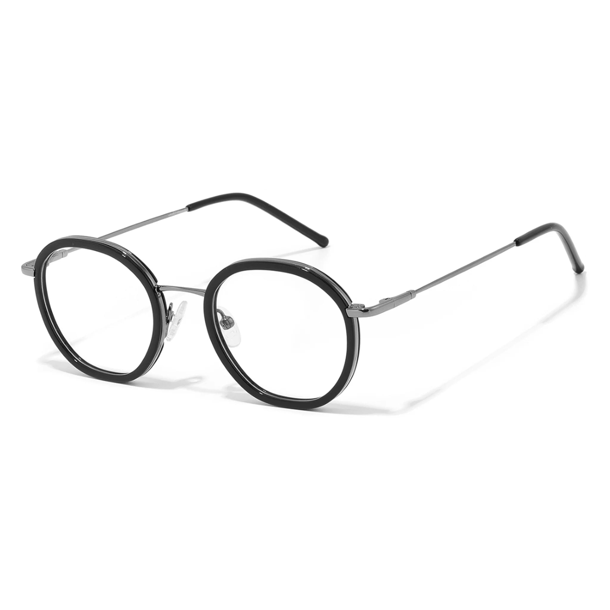 Montatura da vista rotonda in acetato e metallo JT-GL8988 - Joyiris Eyewear
