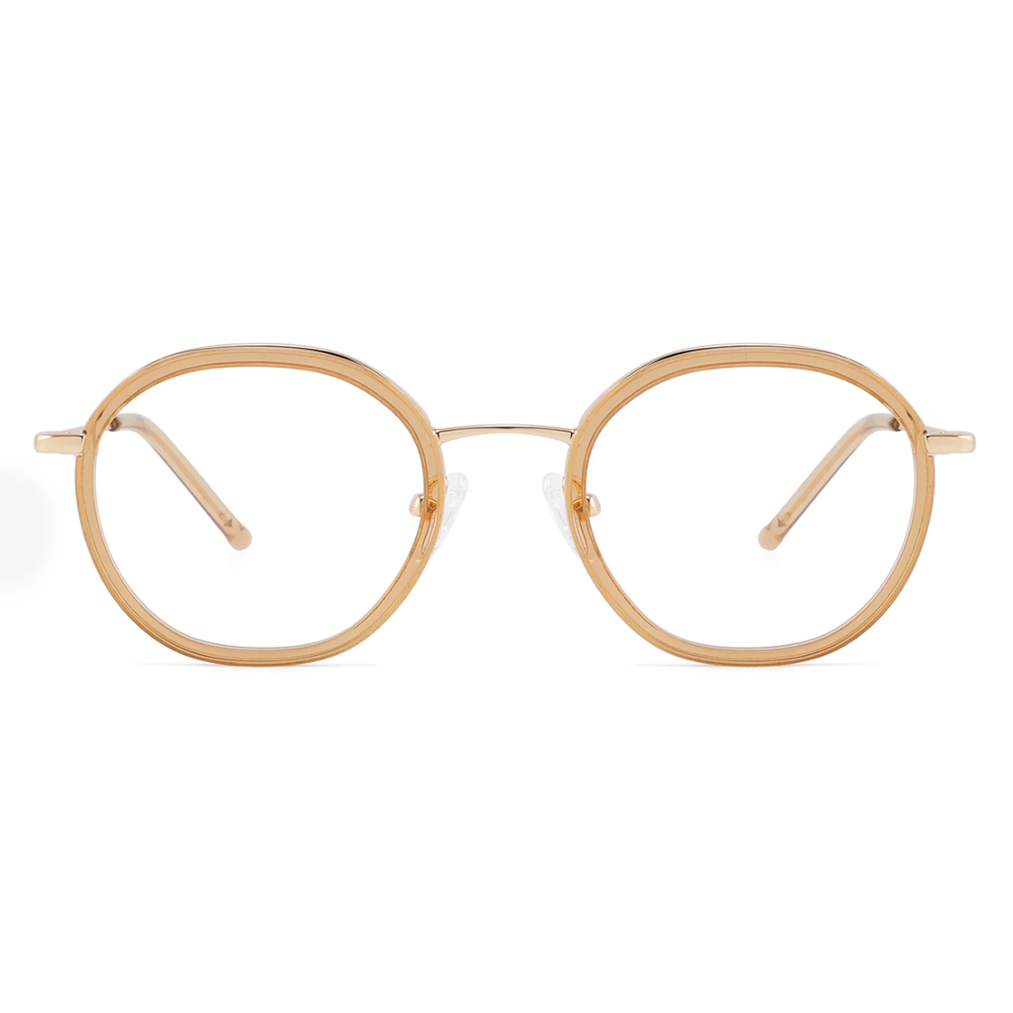 Montatura da vista rotonda in acetato e metallo JT-GL8988 - Joyiris Eyewear