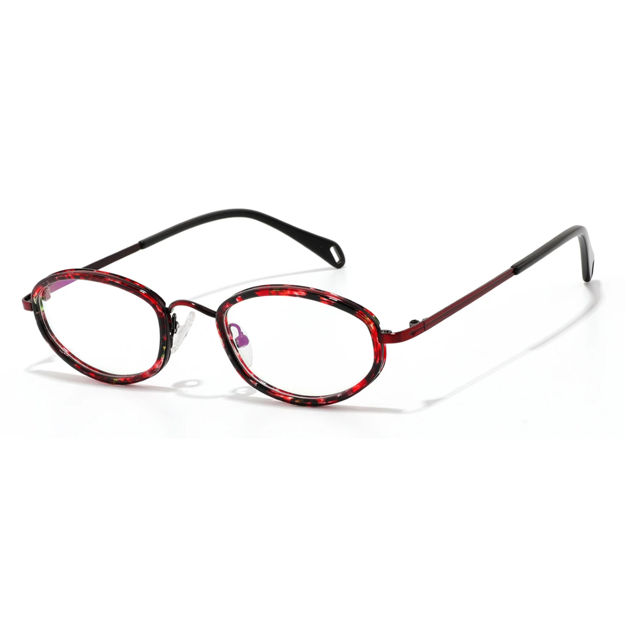 Montatura ovale in acetato e metallo JT-GL9049 - Joyiris Eyewear