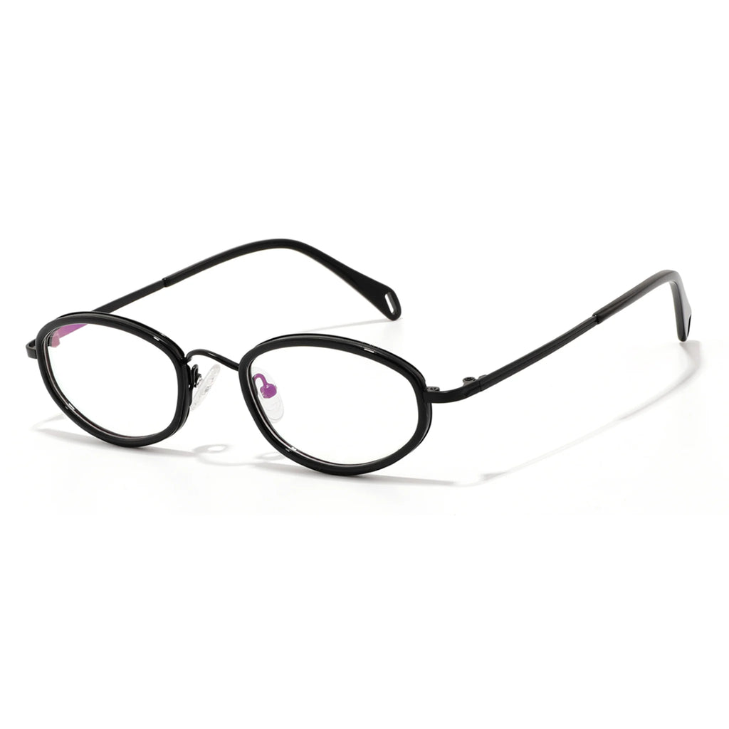 Montatura ovale in acetato e metallo JT-GL9049 - Joyiris Eyewear
