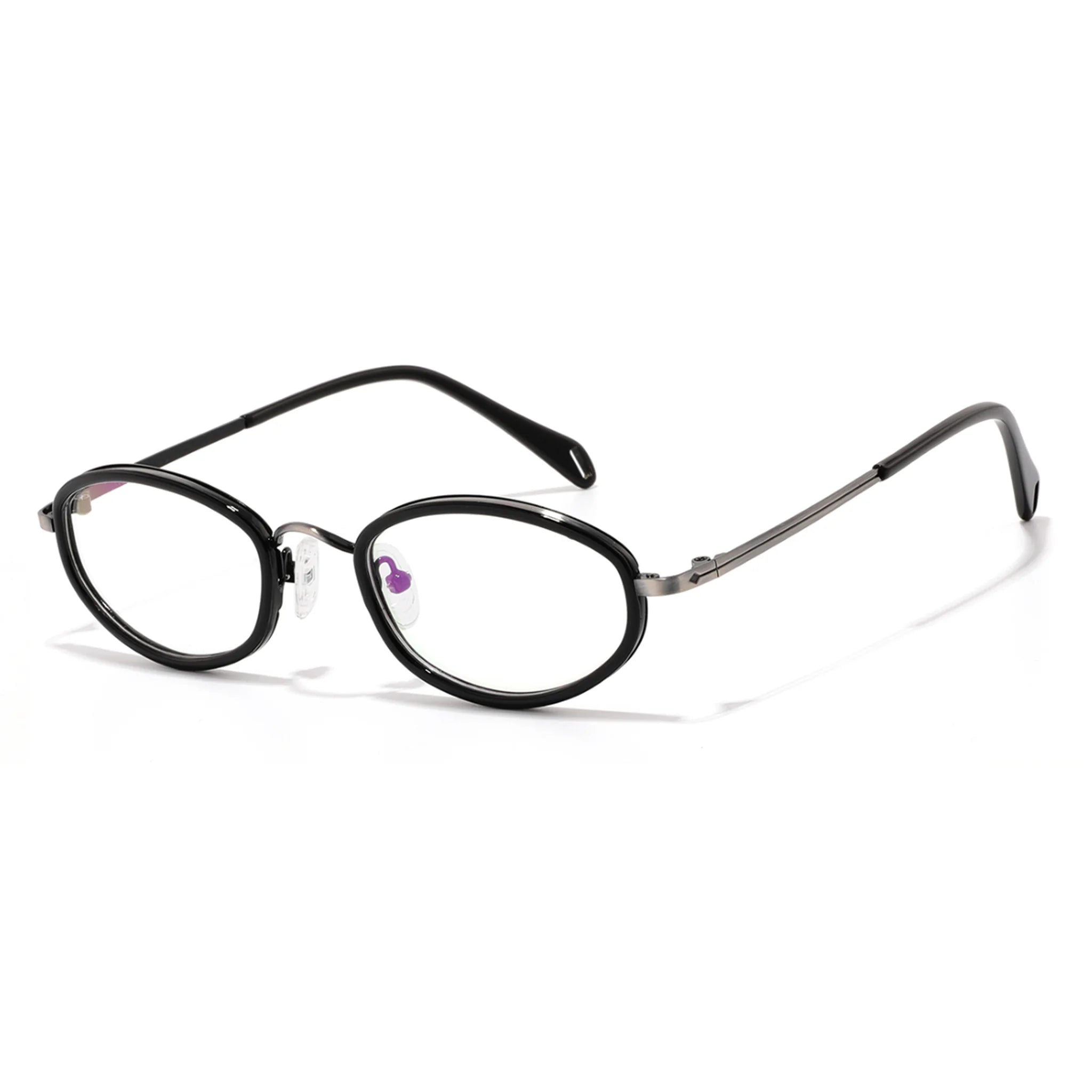 Montatura ovale in acetato e metallo JT-GL9049 - Joyiris Eyewear