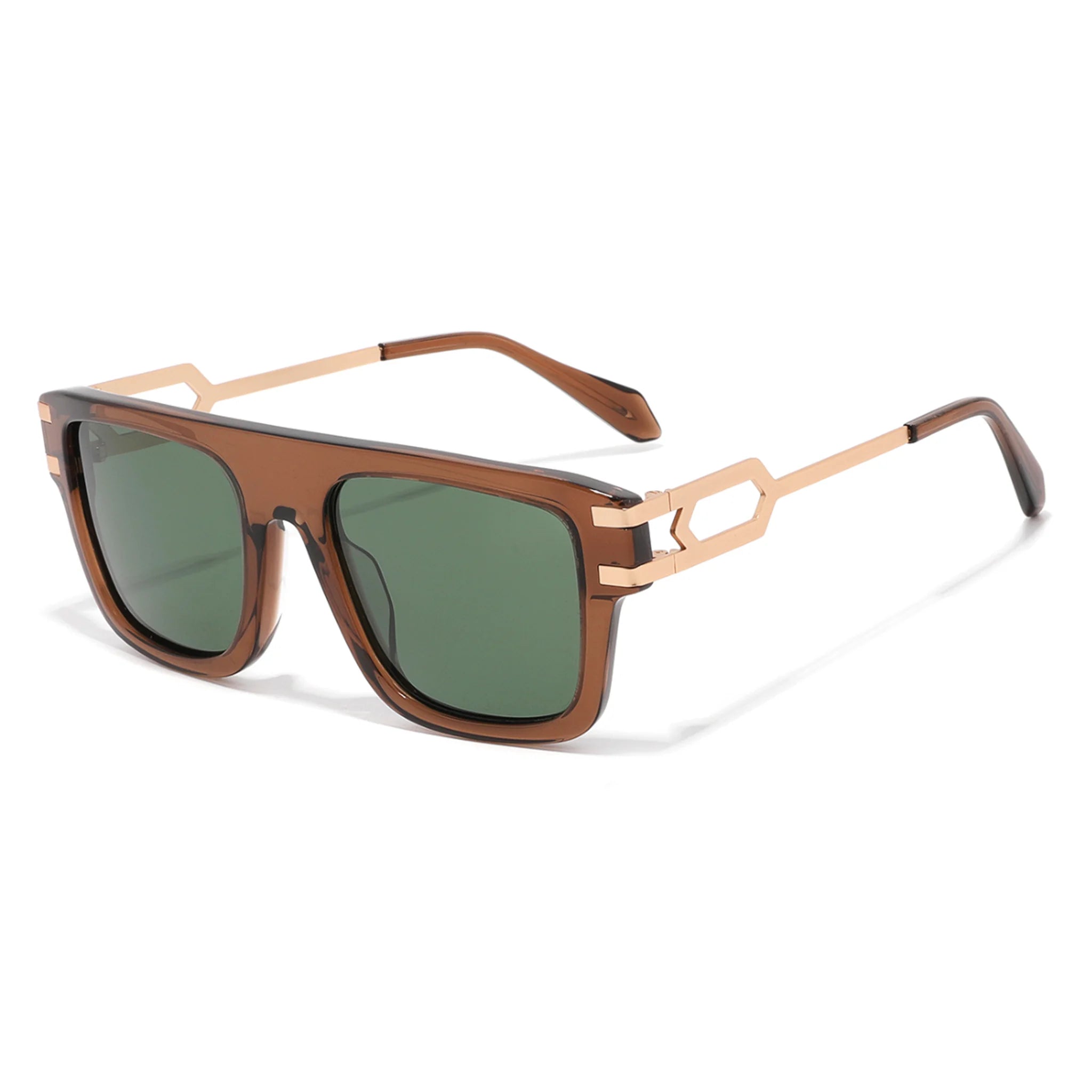 Occhiali da sole quadrati in acetato e metallo JT-GLT6674 - Joyiris Eyewear
