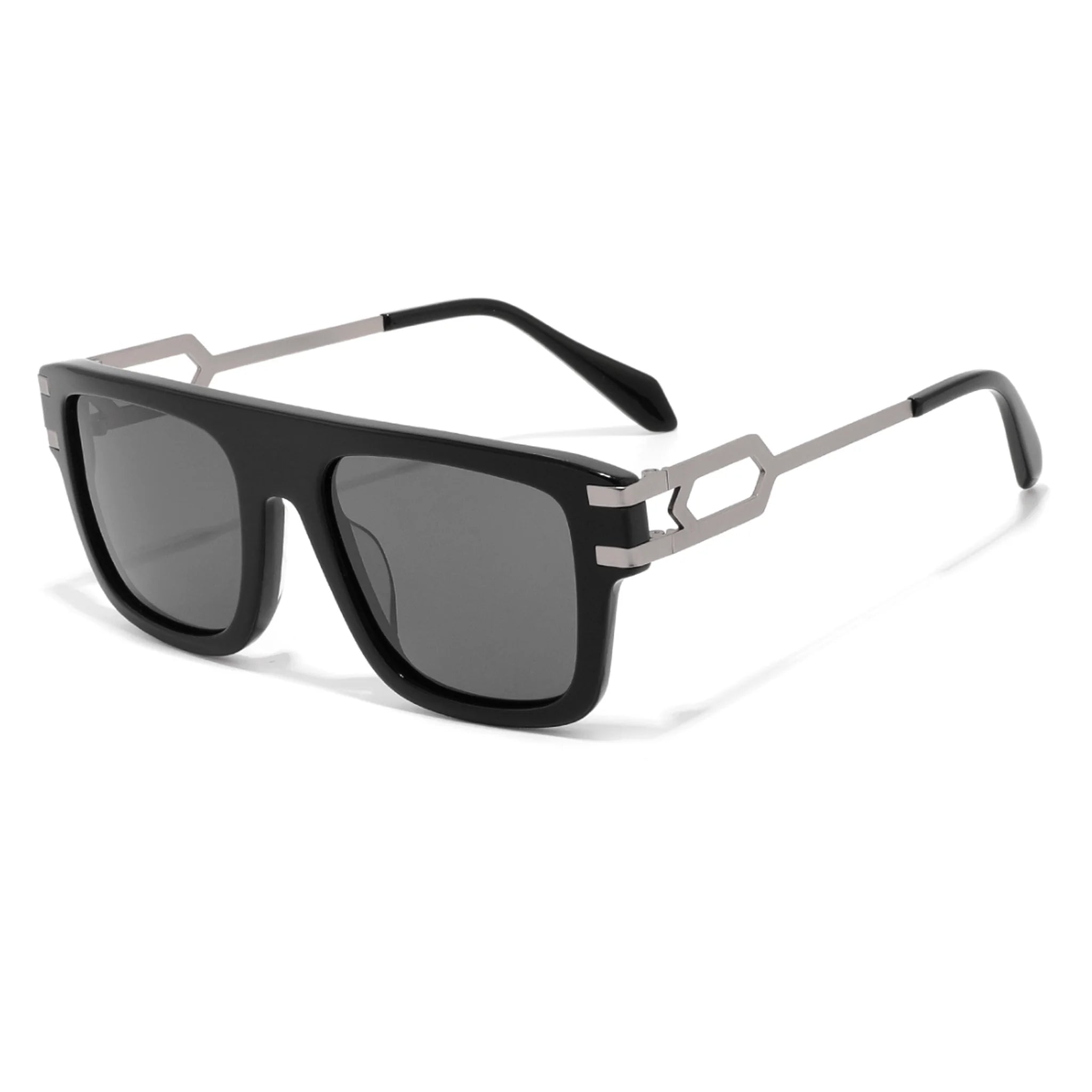 Occhiali da sole quadrati in acetato e metallo JT-GLT6674 - Joyiris Eyewear