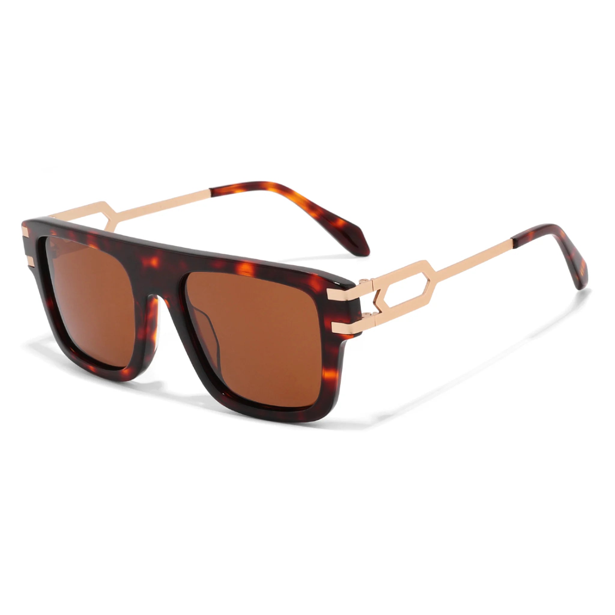 Occhiali da sole quadrati in acetato e metallo JT-GLT6674 - Joyiris Eyewear