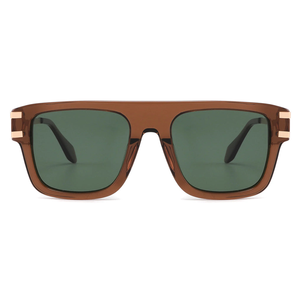 Occhiali da sole quadrati in acetato e metallo JT-GLT6674 - Joyiris Eyewear