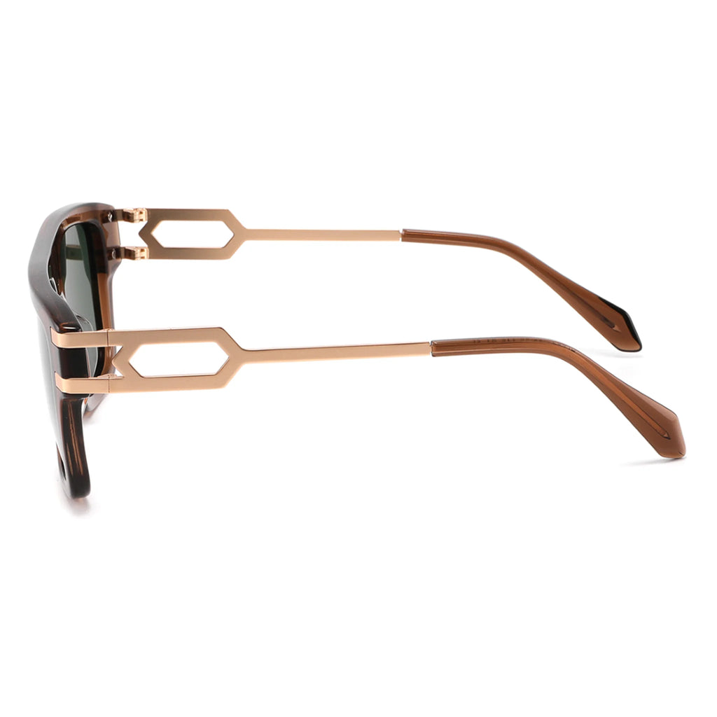 Occhiali da sole quadrati in acetato e metallo JT-GLT6674 - Joyiris Eyewear