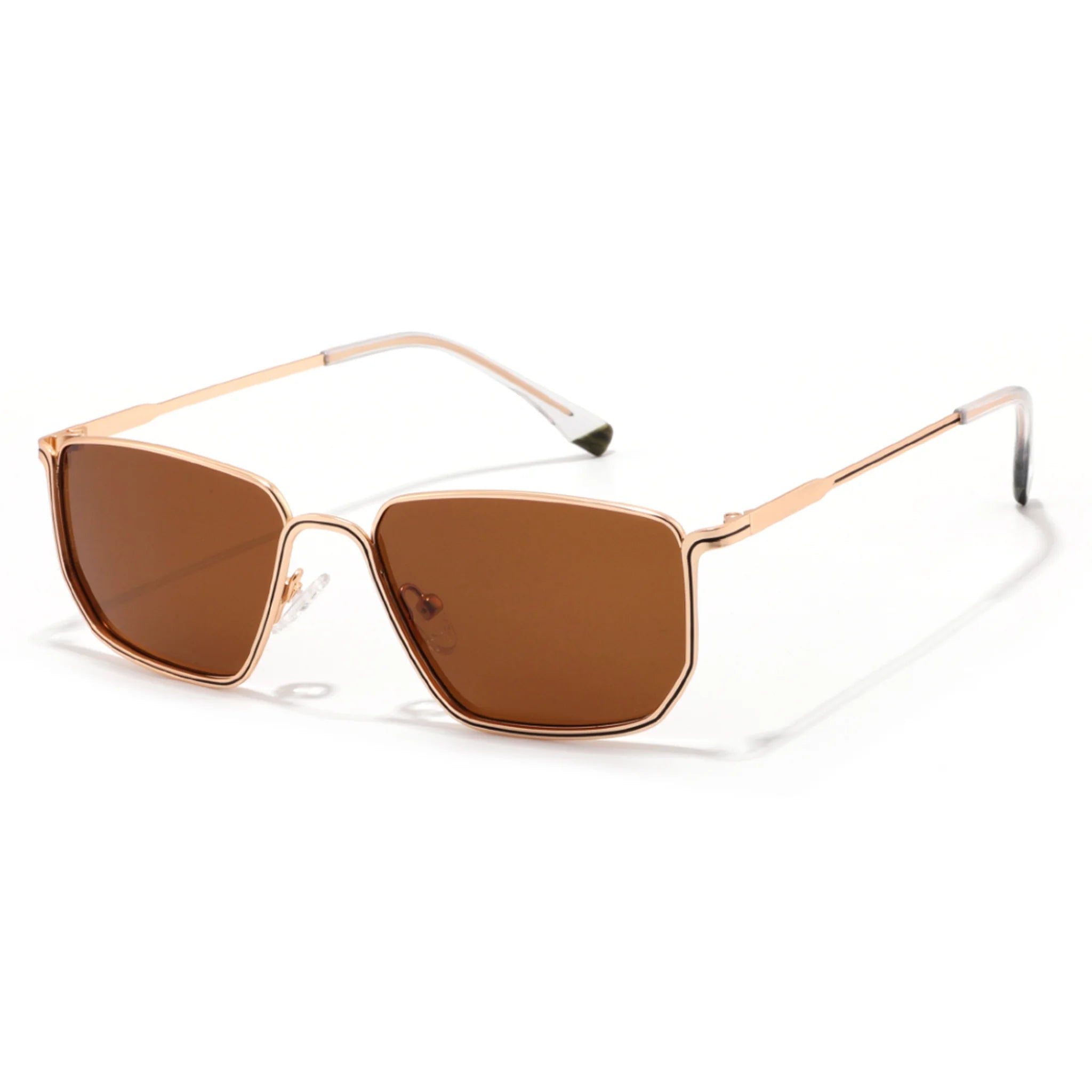 Occhiali da sole rettangolari in metallo JT-GLT8602 - Joyiris Eyewear