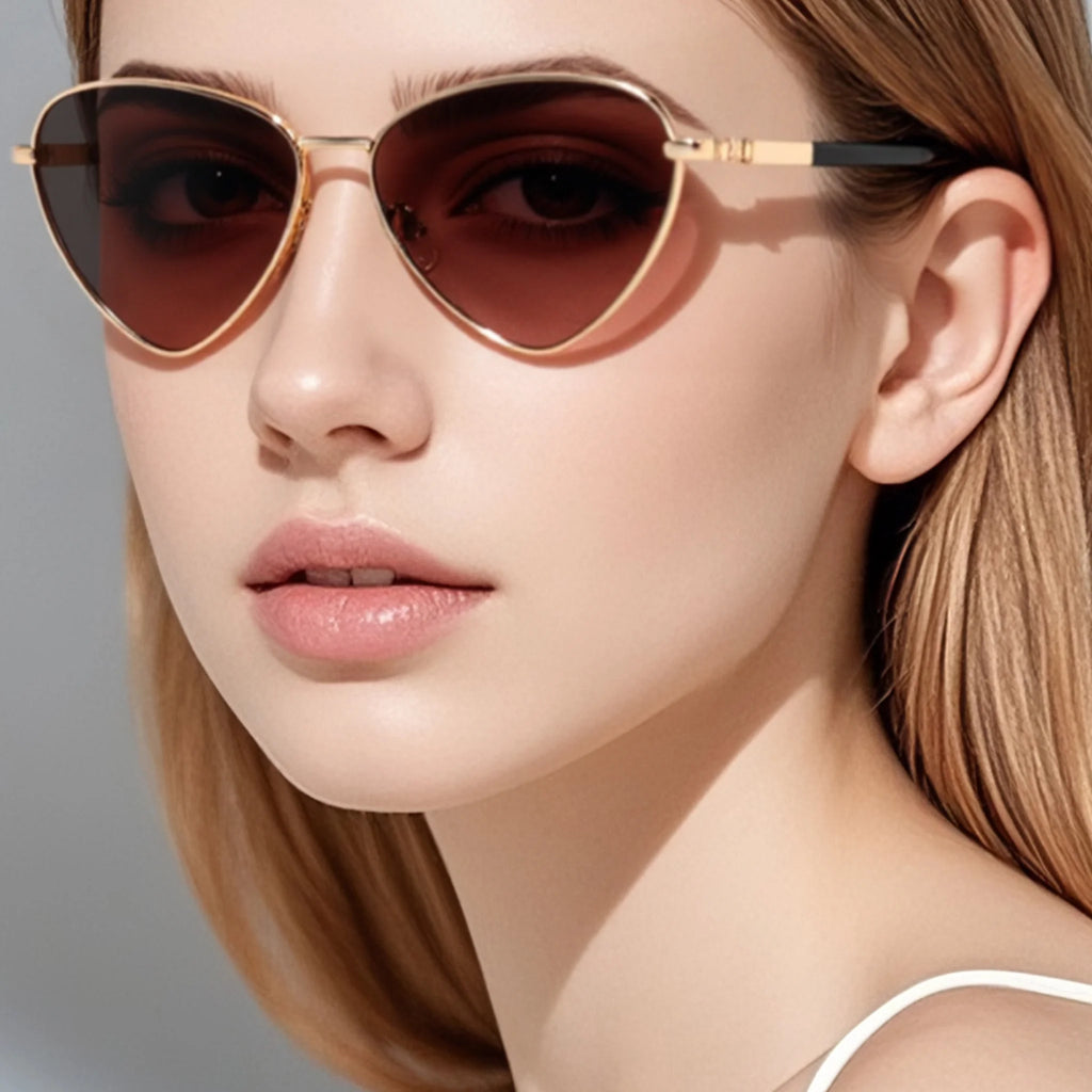 Occhiali da sole geometrici in metallo JT-GLT8625 - Joyiris Eyewear