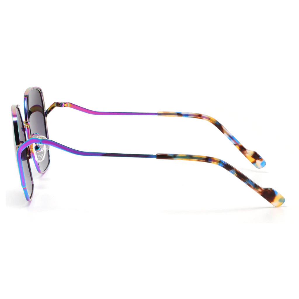 Occhiali da sole quadrati in metallo JT-GLT8627 - Joyiris Eyewear