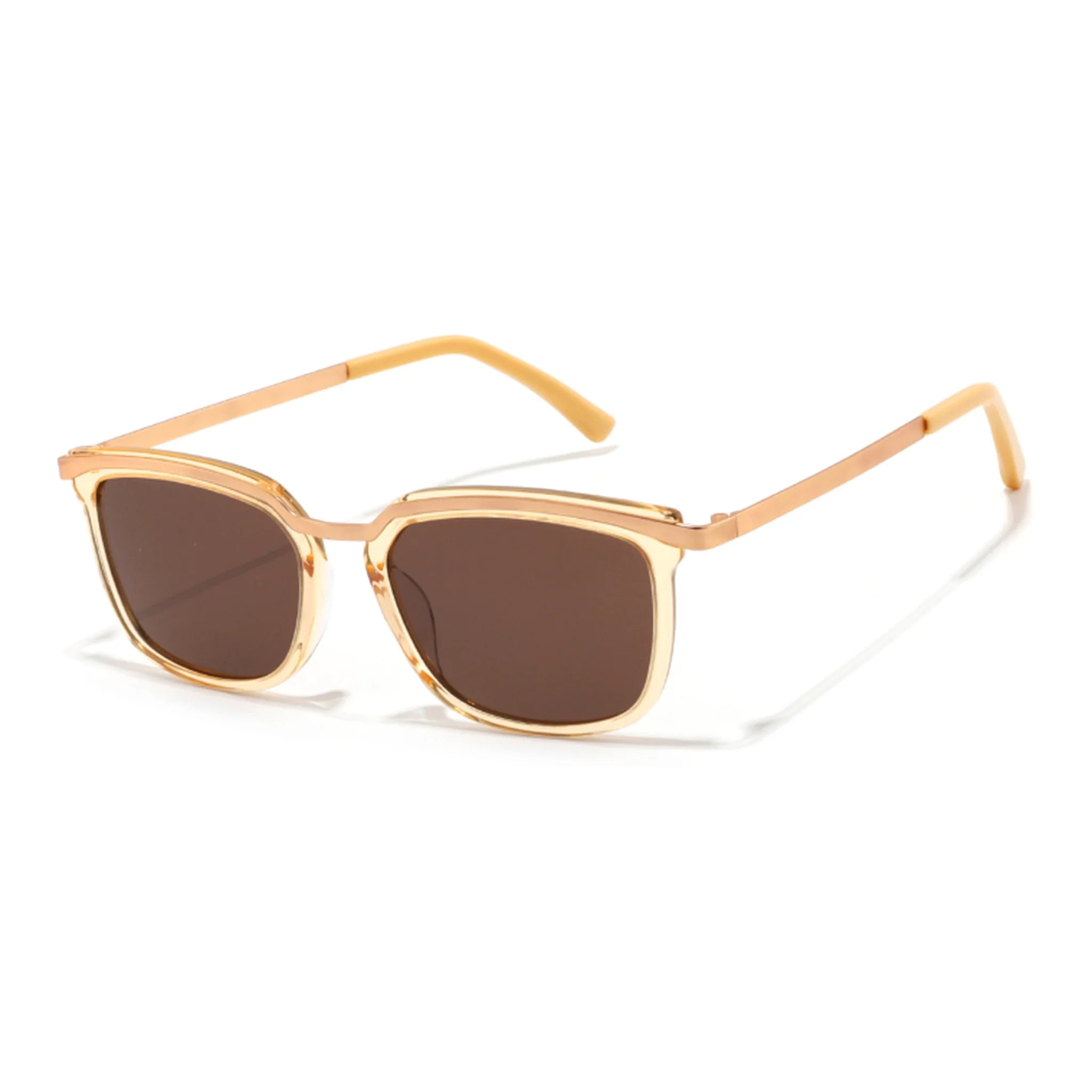 Occhiali da sole quadrati in acetato e metallo JT-GLT8628 - Joyiris Eyewear
