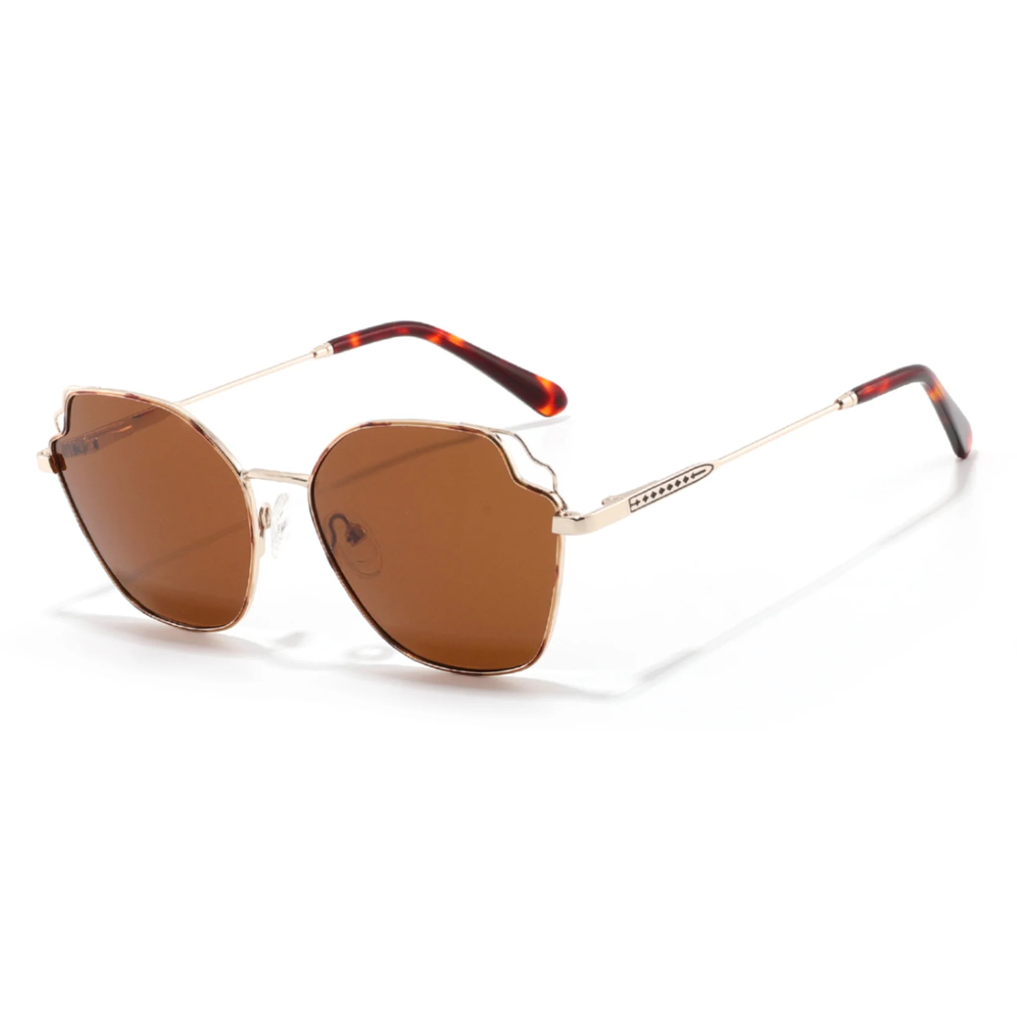 Occhiali da sole geometrici in metallo JT-GLT8751 - Joyiris Eyewear