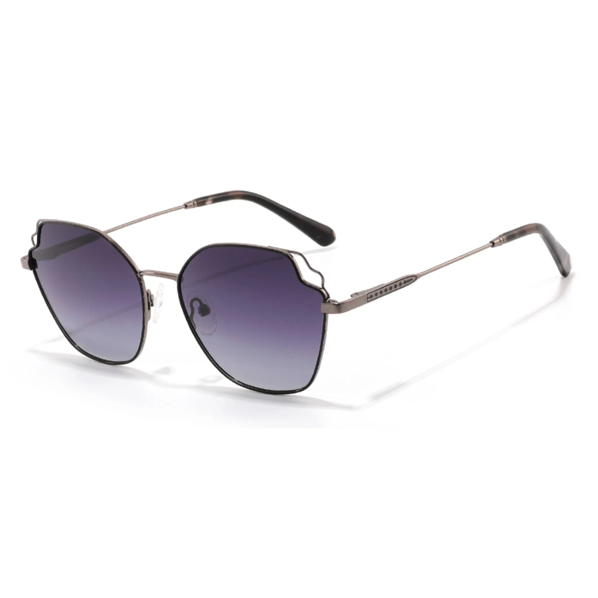 Occhiali da sole geometrici in metallo JT-GLT8751 - Joyiris Eyewear