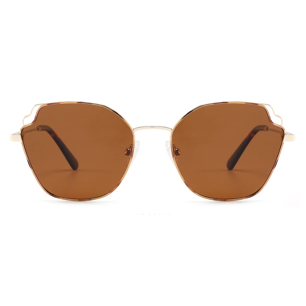 Occhiali da sole geometrici in metallo JT-GLT8751 - Joyiris Eyewear