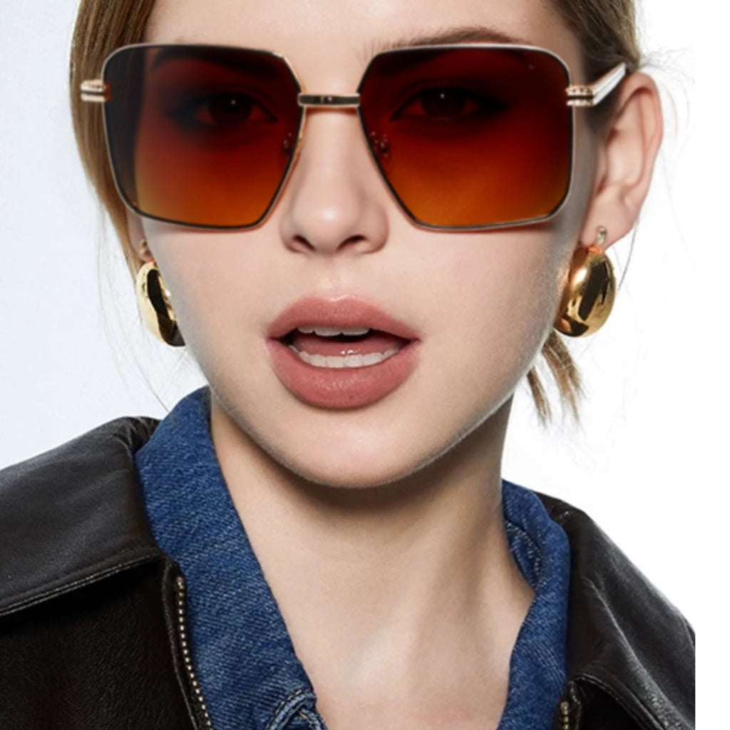 Occhiali da sole rettangolari in metallo JT-GLT8754 - Joyiris Eyewear