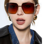 Occhiali da sole rettangolari in metallo JT-GLT8754 - Joyiris Eyewear