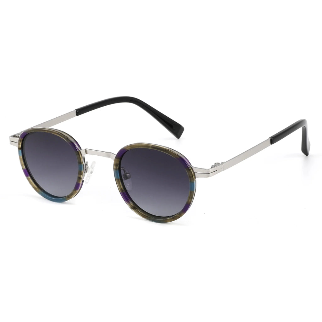 Occhiali da sole ovali in acetato e metallo JT-GLT8835 - Joyiris Eyewear