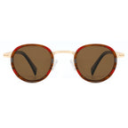 Occhiali da sole ovali in acetato e metallo JT-GLT8835 - Joyiris Eyewear