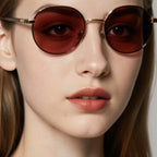 Occhiali da sole ovali in metallo JT-GLT8888 - Joyiris Eyewear